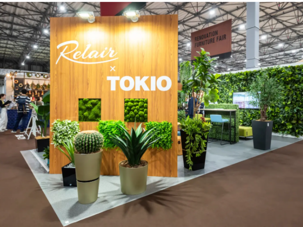 オフィス向け人工植物 Relair(リレヤ)|藤沢工業のイミテーショングリーンで空間を彩る